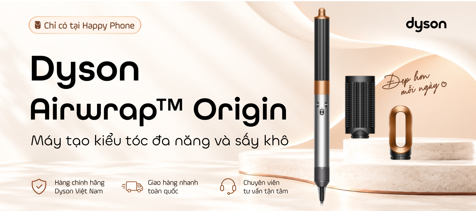 Dyson AirwrapTM Origin - Máy tạo kiểu tóc đa năng và sấy khô