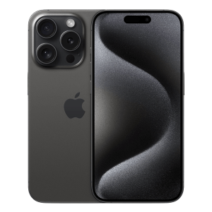 Iphone 15 Promax Titan Đen mặt trước và mặt sau