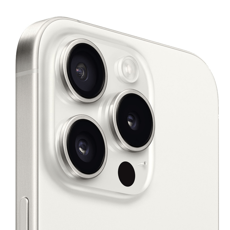 Iphone 15 Pro Titan Trắng và bộ camera