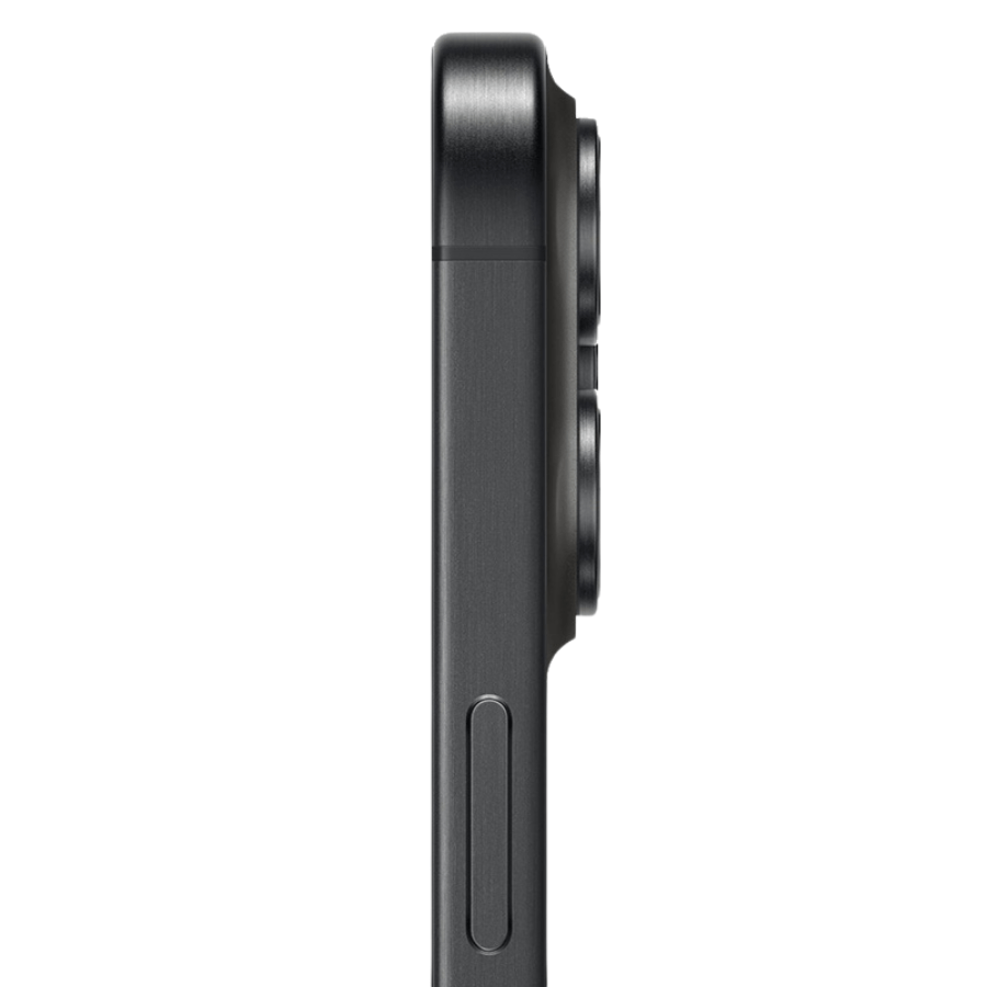 Iphone 15 Pro Titan Đen viền cạnh bên và khung camera