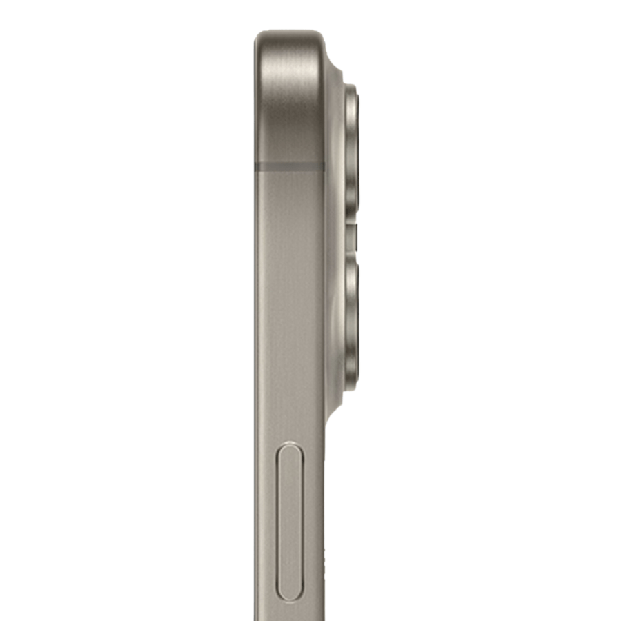 Iphone 15 Pro Titan Tự nhiên viền cạnh bên và khung camera