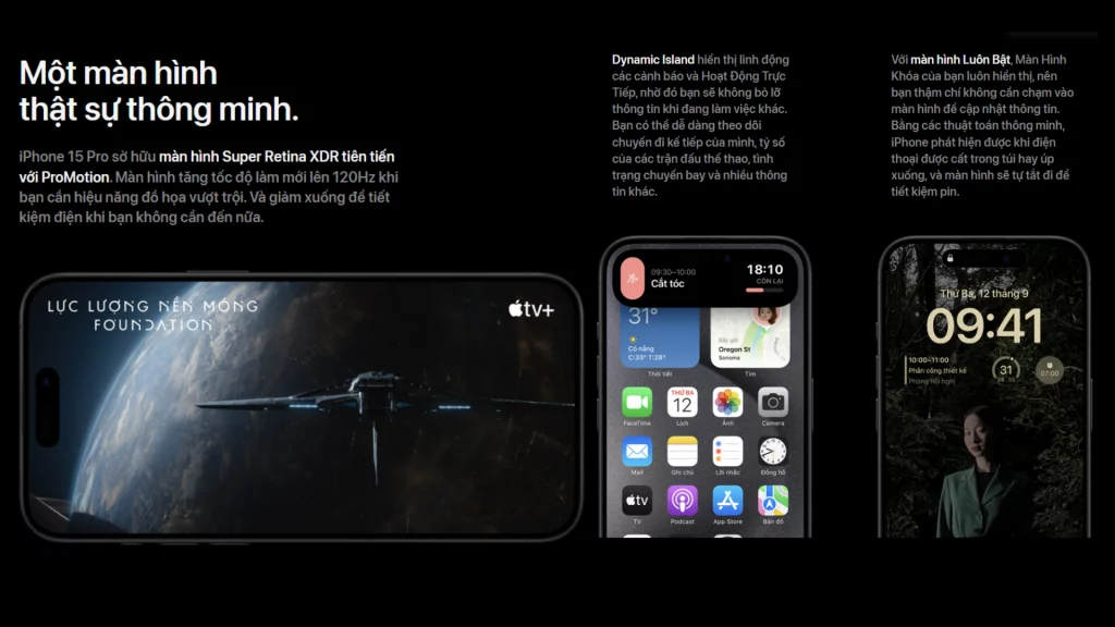 Màn hình iphone 15 pro max 1