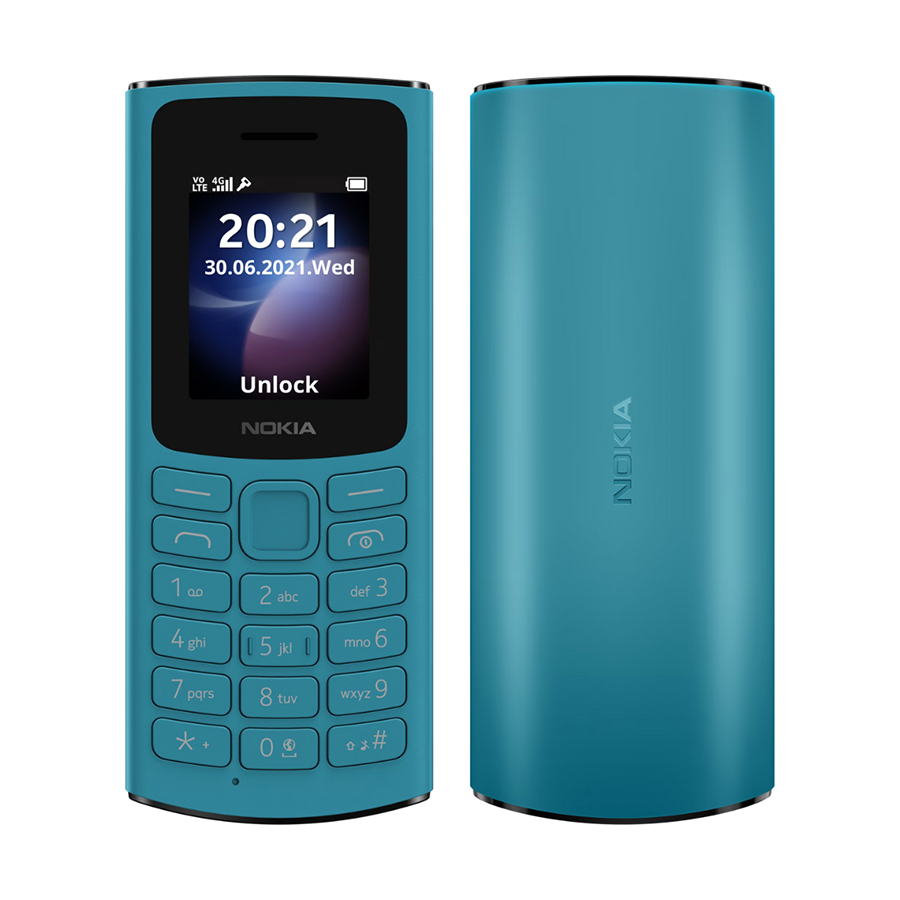 Nokia 105 4G Màn hình IPS chất lượng hiển thị tốt hơn. Mặt lưng nhám giúp cầm nắm dễ dàng