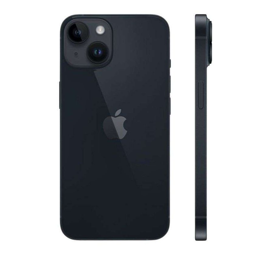 Iphone 14 Plus đen mặt sau và cạnh viền bên