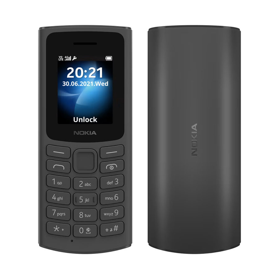 Nokia 105 4G Màn hình IPS chất lượng hiển thị tốt hơn. Mặt lưng nhám giúp cầm nắm dễ dàng