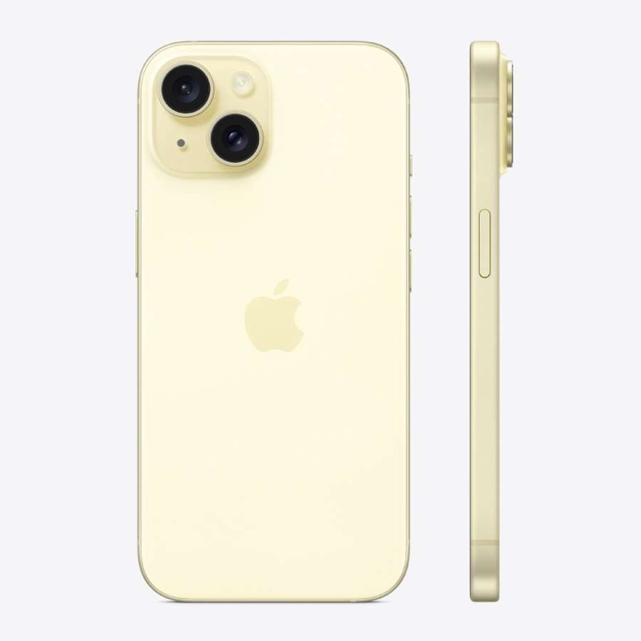Iphone 15 Plus vàng mặt sau và cạnh viền