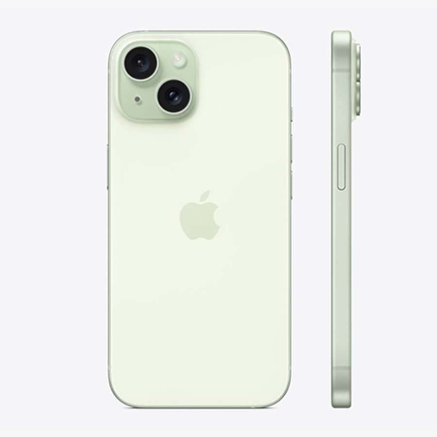 Iphone 15 Plus xanh mặt sau và cạnh viền