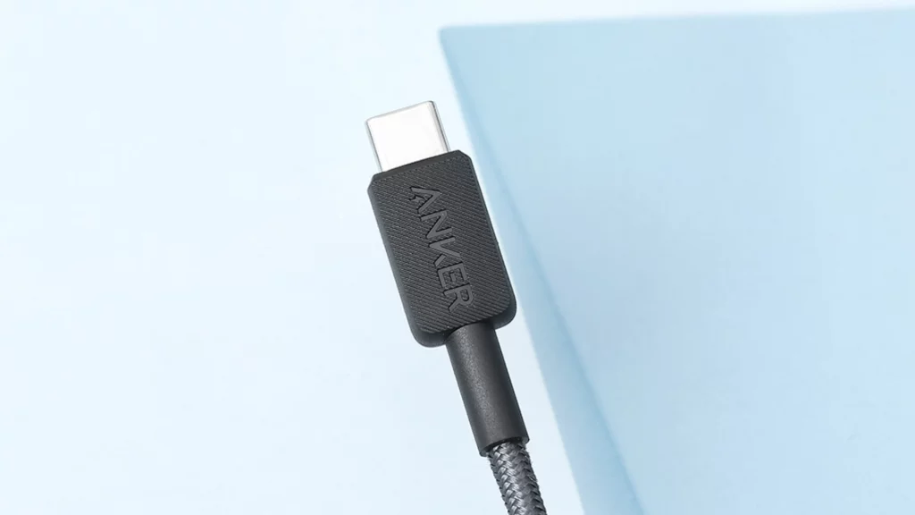 Cáp sạc Type C to C Anker 322 (0,9m) chi tiết đầu cắm