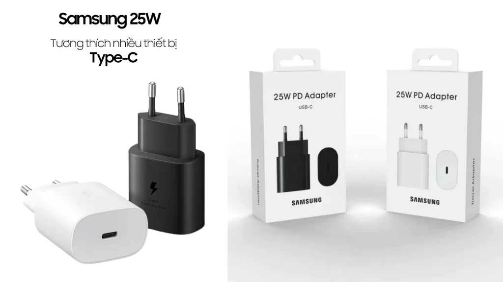 Củ sạc nhanh Type C Samsung 25W