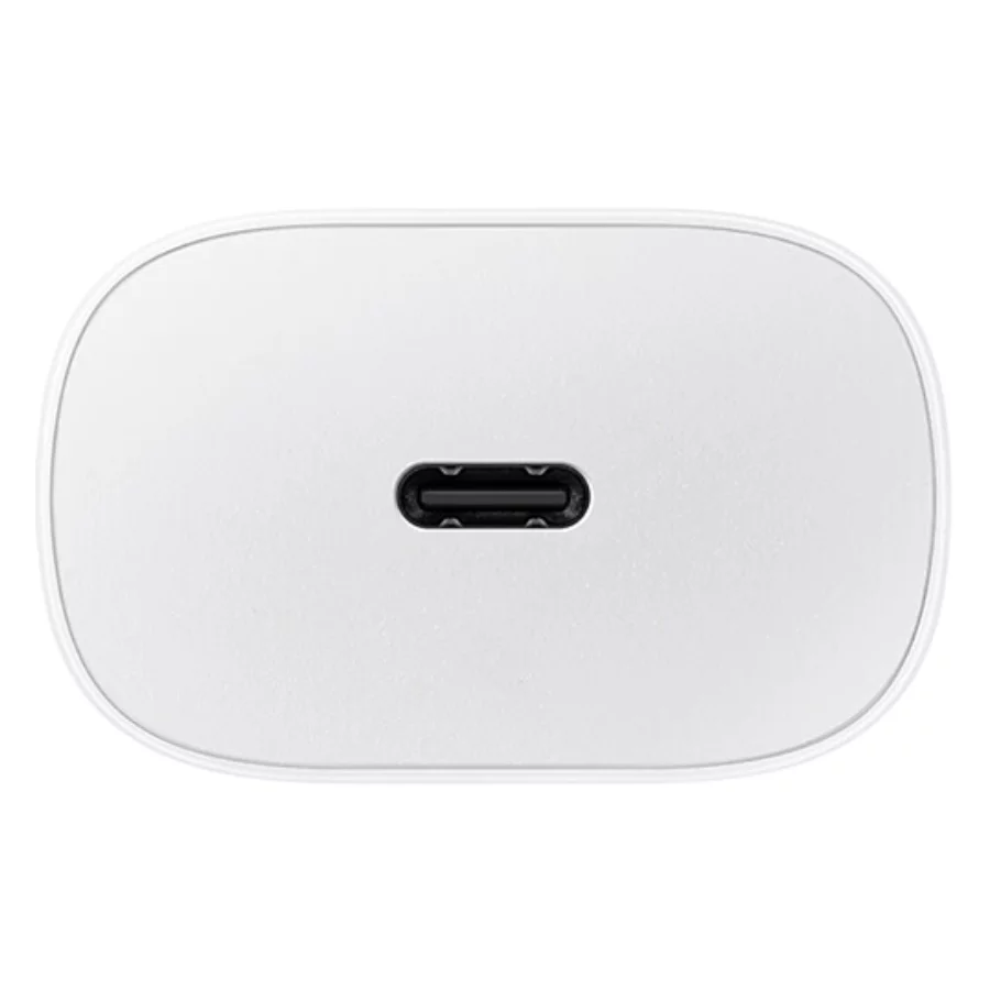 Củ sạc nhanh Type C Samsung 25W - Trắng chi tiết jack cấm