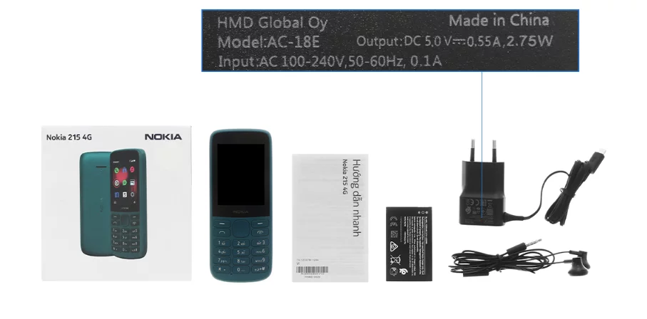 Điện thoại Nokia 215 4G 5