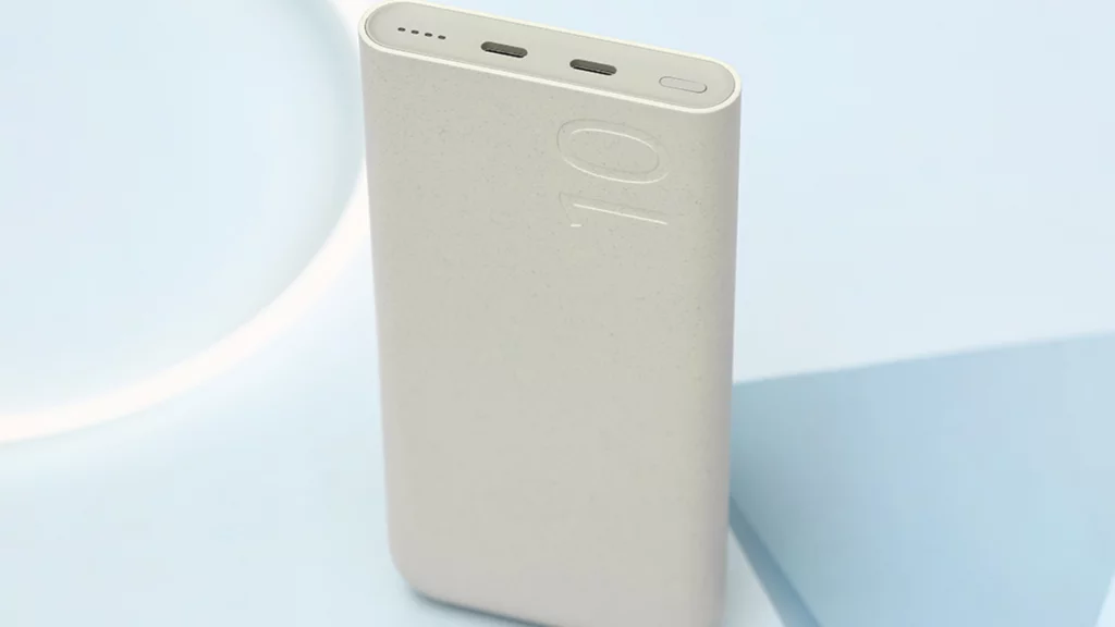 Pin sạc dự phòng Samsung 10.000mAh 25W sở hữu kiểu dáng mỏng nhẹ, vỏ nhôm cao cấp