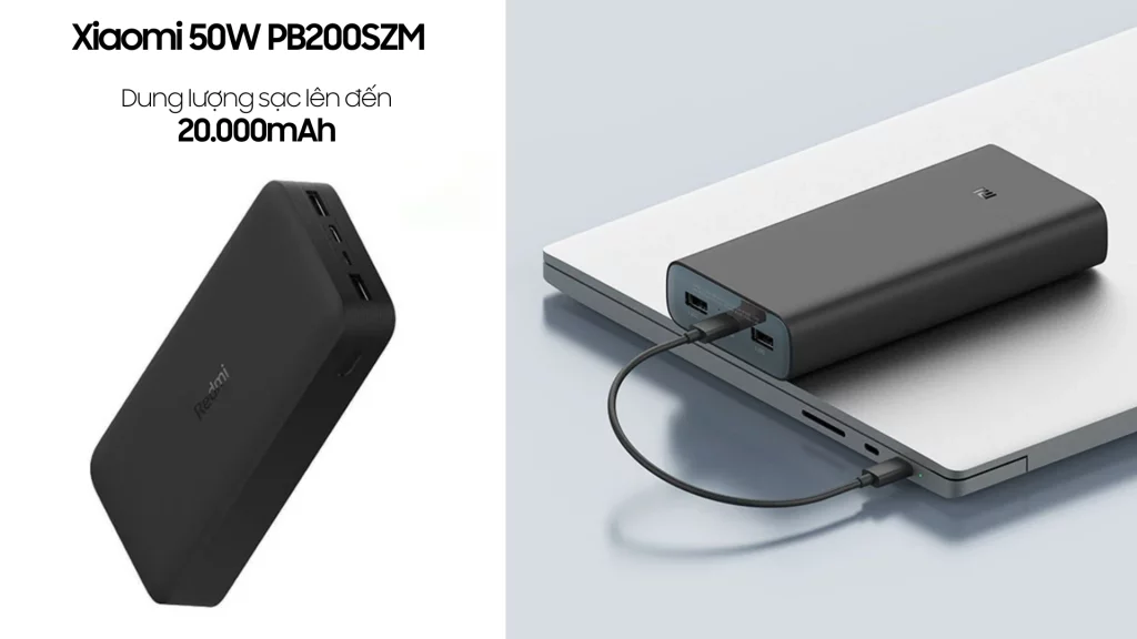 Pin sạc dự phòng Xiaomi 20000mAh 50W