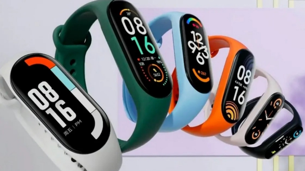 Vòng đeo tay thông minh Xiaomi Smart Band 7 đa dạng mặt đồng hồ