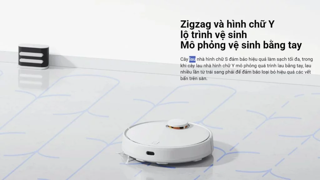 Xiaomi Robot Vacuum S10Robot Vacuum S10 lau sàn, lau nhà cực sạch