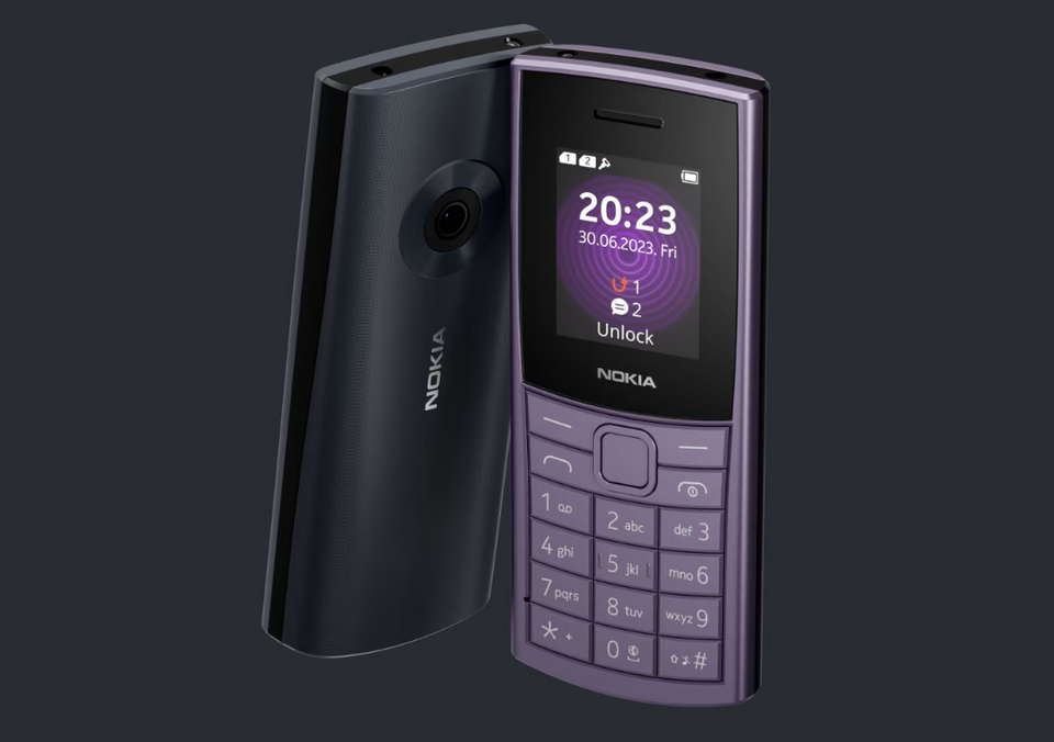 Nokia 110 4G Pro có hai phiên bản màu thời trang
