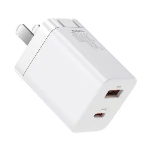Củ sạc nhanh (USB + Typy C) Baseus Super Si Pro Màu trắng
