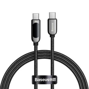 Baseus Display Fast Charging Data Cable Type-C to Type-C 100W 2m Black