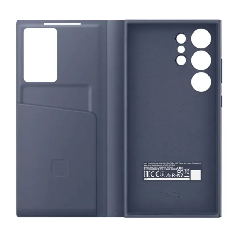 Bao da S24 Ultra Clear View thông minh