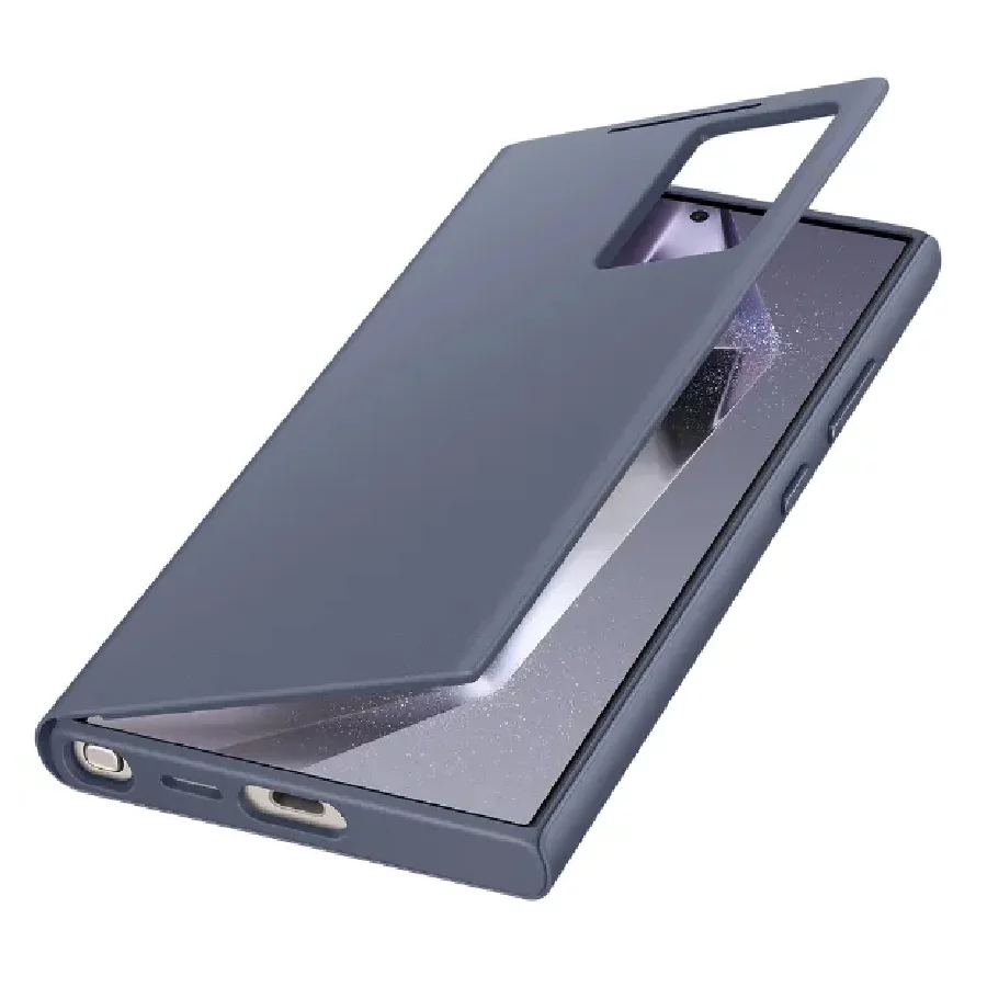 Bao da S24 Ultra Clear View thông minh