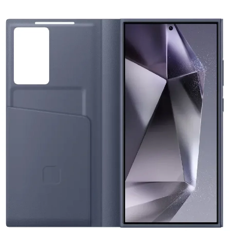 Bao da S24 Ultra Clear View thông minh