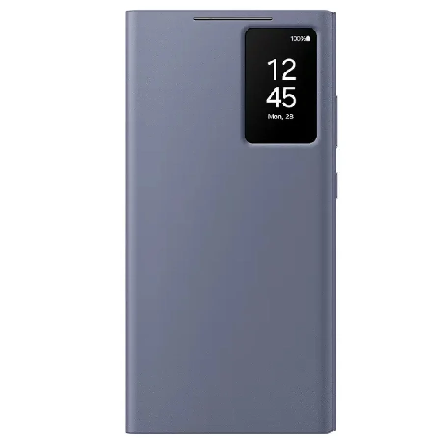 Bao da S24 Ultra Clear View thông minh