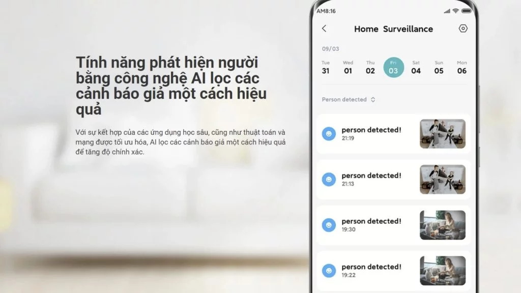 Camera Xiaomi C300 Chất lượng hình ảnh 2K siêu rõ và AI đã được nâng cấp