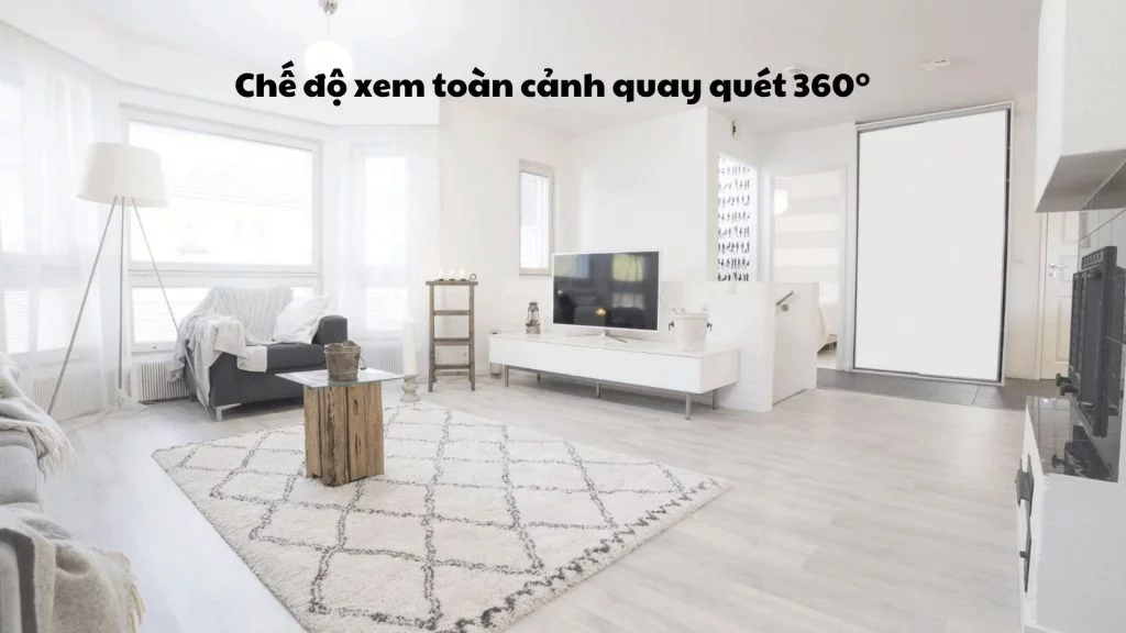 Camera Xiaomi C300 Chế độ xem toàn cảnh quay quét 360°