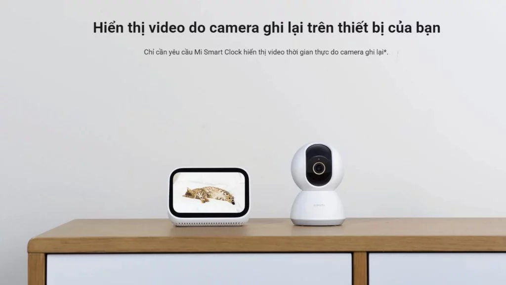 Camera Xiaomi C300 hiển thị video do camera ghi lại trên thiết bị