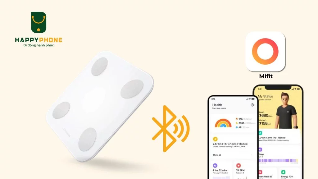 Cân điện tử Xiaomi Mi Body Composition 2 giúp theo dõi sức khỏe