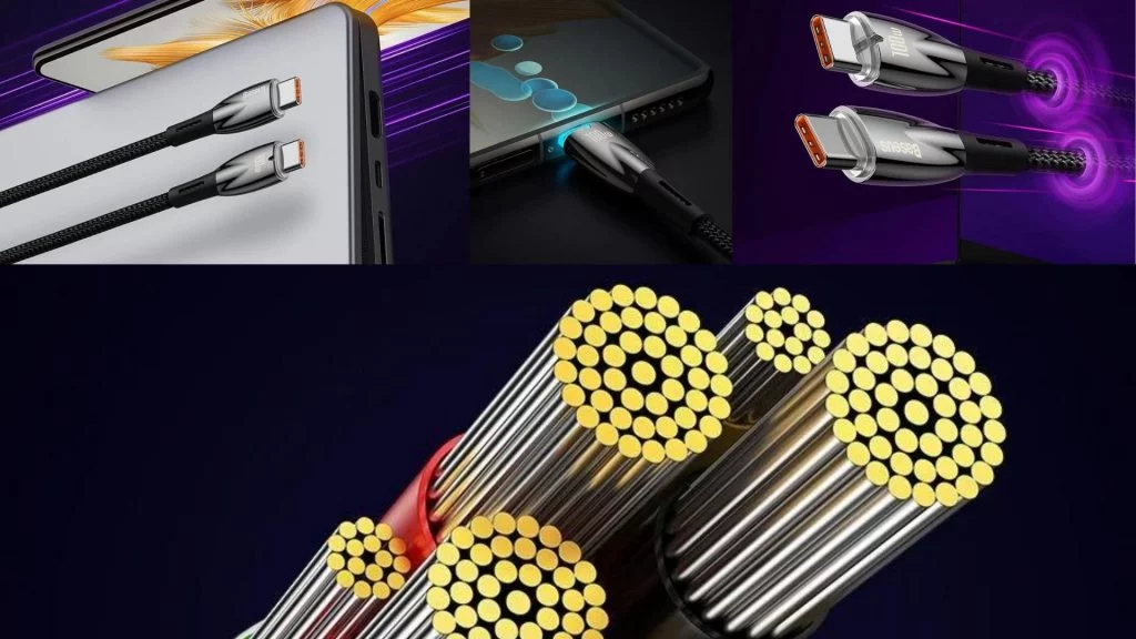 Cáp sạc Type C to C Baseus Dynamic Series 100W (2m) thiết kế chất liệu nhựa ABS an toàn