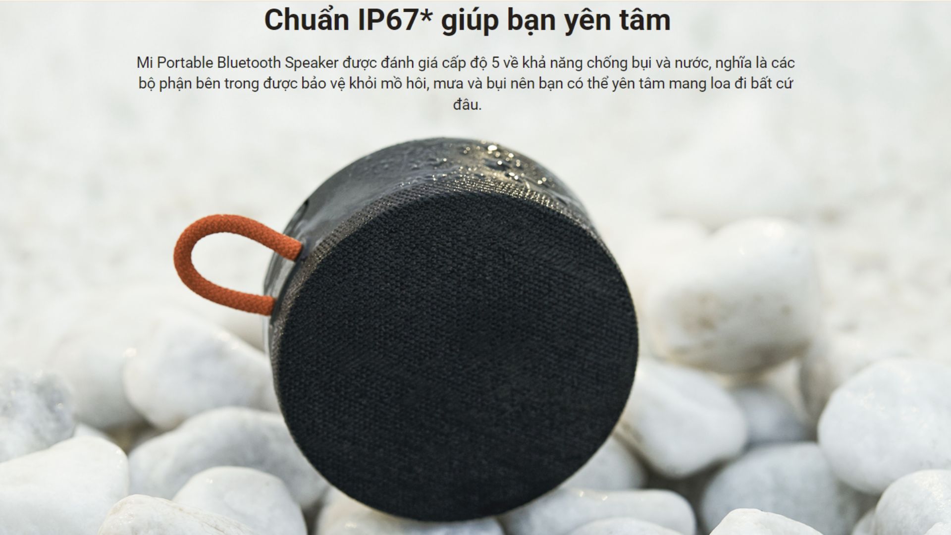 Loa Mini Bluetooth Xiaomi Portable Speaker chống nước chuẩn IP67