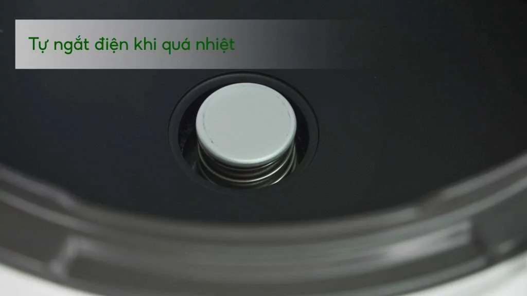 Nồi Cơm Áp Suất Cuckoo (CRP-PK1000S_P2RDVNCV) 1.8L Trắng&Đỏ Tự ngắt điện khi quá nhiệt