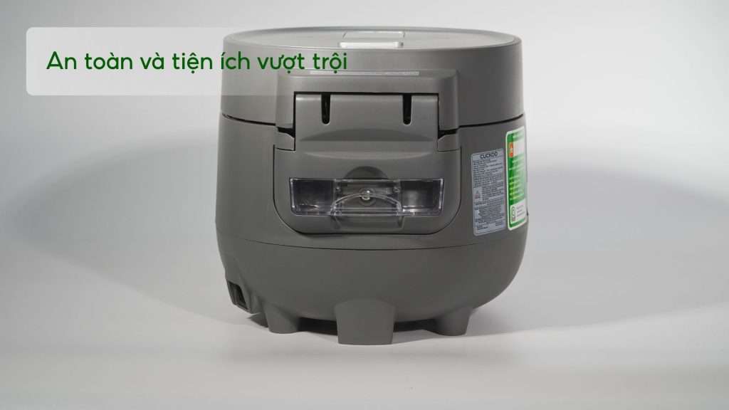 Nồi Cơm Điện Tử Cuckoo (CR-0675F_UGUGCRVN) 1.08L Xám An toàn và tiện ích vượt trội
