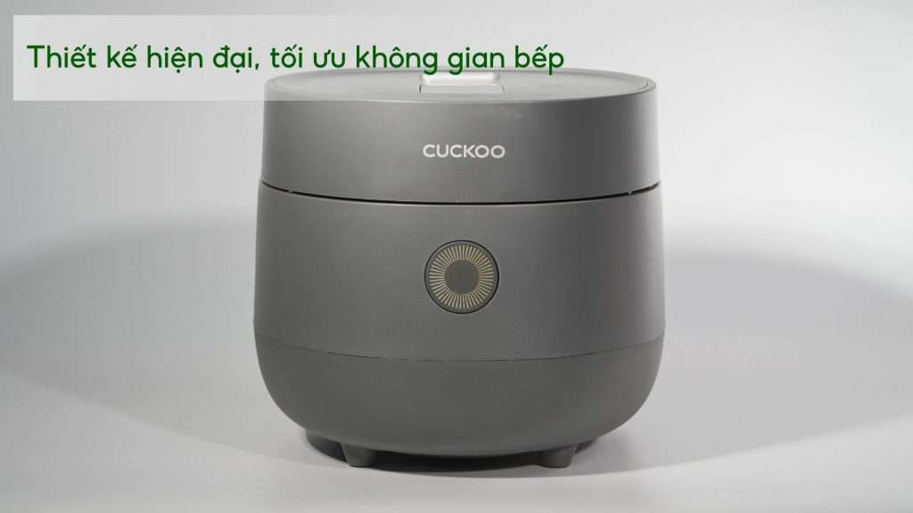 Nồi Cơm Điện Tử Cuckoo (CR-0675F_UGUGCRVN) 1.08L Xám Thiết kế hiện đại, tối ưu không gian bếp