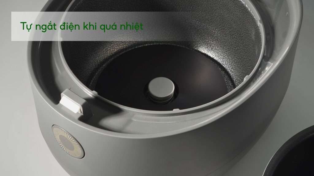 Nồi Cơm Điện Tử Cuckoo (CR-0675F_UGUGCRVN) 1.08L Xám Tự ngắt điện khi quá nhiệt