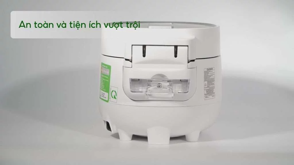 Nồi Cơm Điện Tử Cuckoo (CR-0675F_WHWHVNCV) 1.08L Trắng An toàn và tiện ích vượt trội