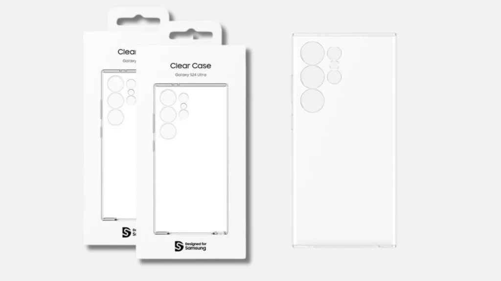 Ốp lưng trong Galaxy S24 Ultra chi tiết hộp đựng