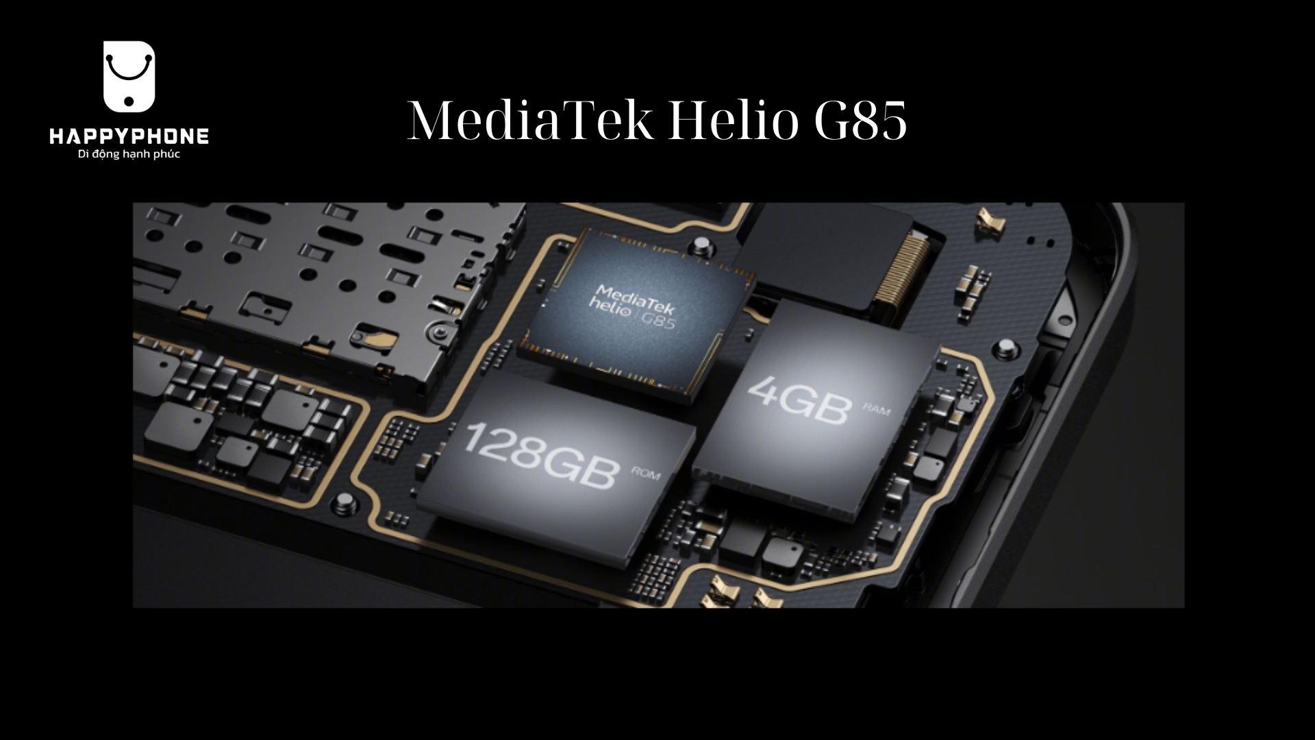 Con chip MediaTek Helio G85 xử lý tác vụ mượt mà