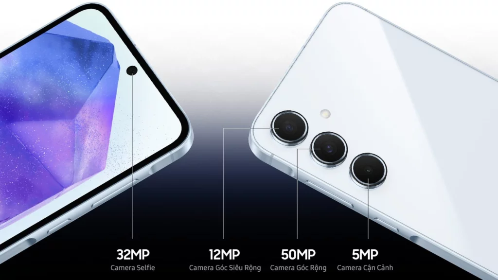 Samsung Galaxy A55 trang bị bộ camera ấn tượng mạnh mẽ