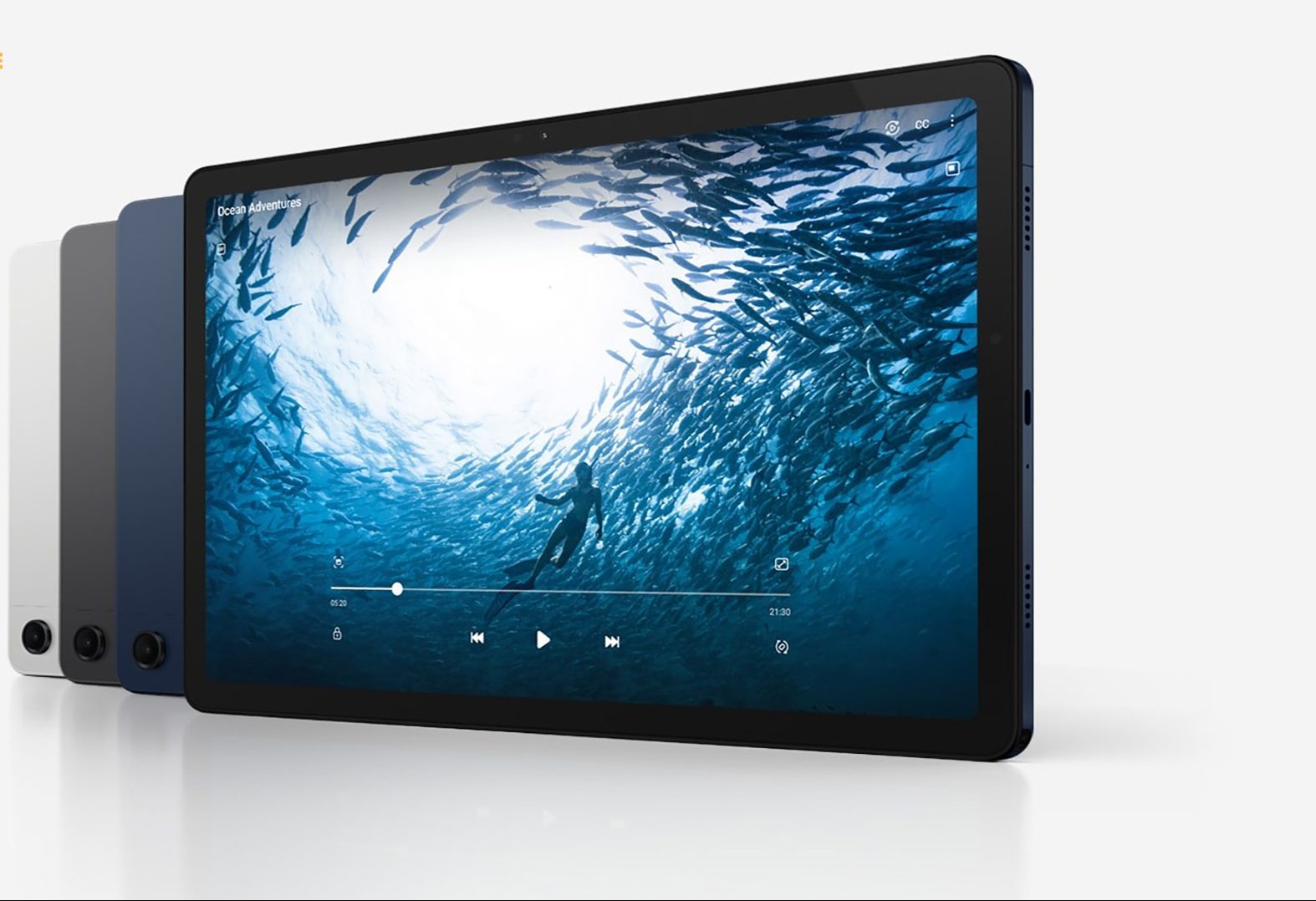 Samsung Galaxy Tab A9 Plus WiFi Thiết kế vuông vắn với kim loại nguyên khối