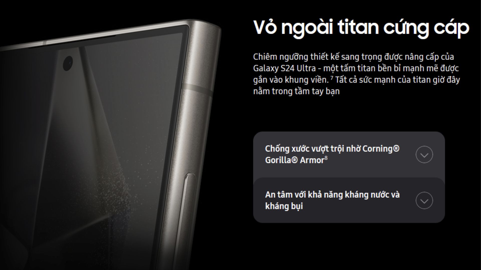 Thiết kế Samsung Galaxy S24 Ultra