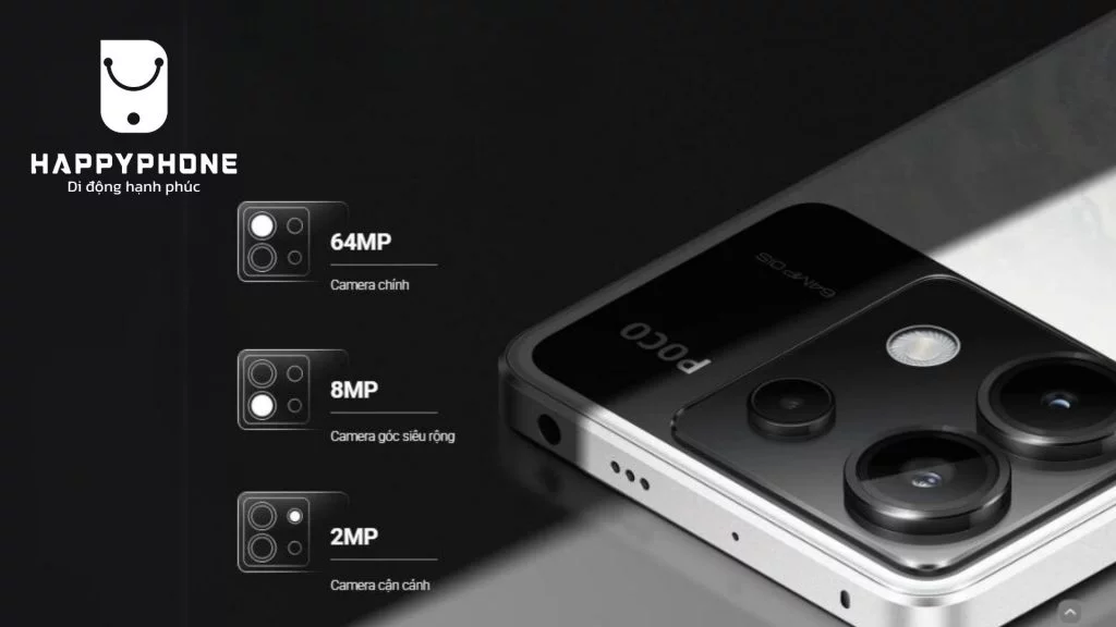 Xiaomi Poco X6 5G được trang bị một hệ thống camera sau ấn tượng
