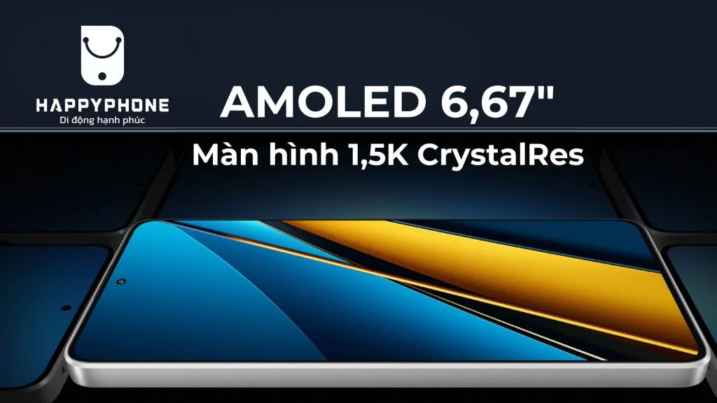 Xiaomi Poco X6 5G sở hữu một màn hình ấn tượng với nhiều tính năng nổi bật