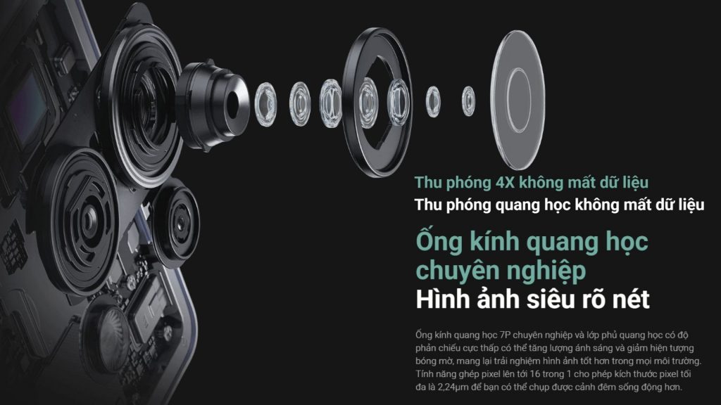 Xiaomi Redmi Note 13 Pro camera ống kính quang học và thu phóng 4x