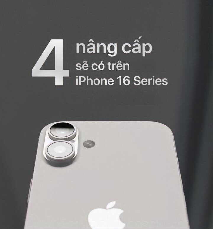 iPhone 16 series nâng cấp