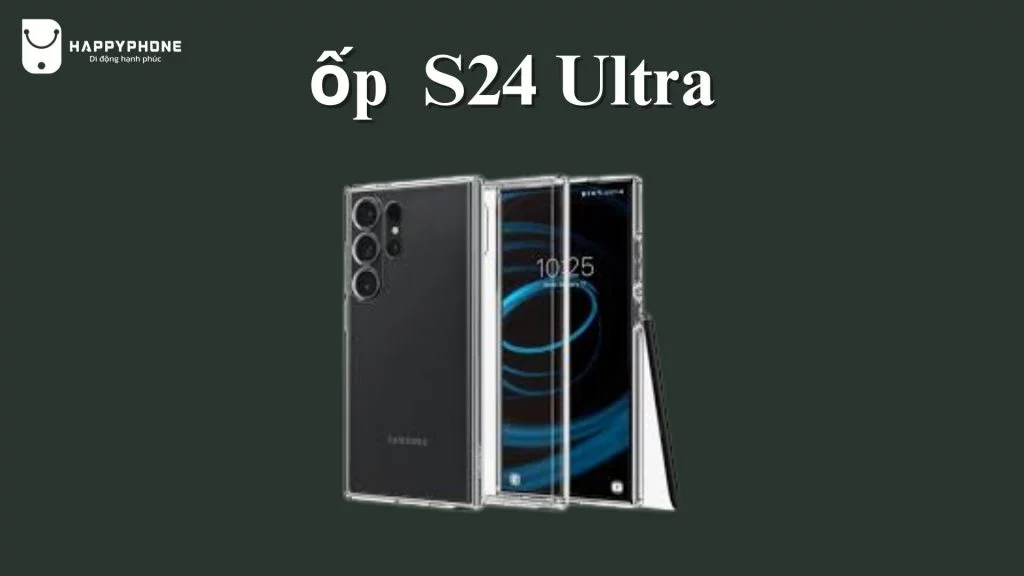 ốp lưng trong suốt Galaxy S24 Ultra
