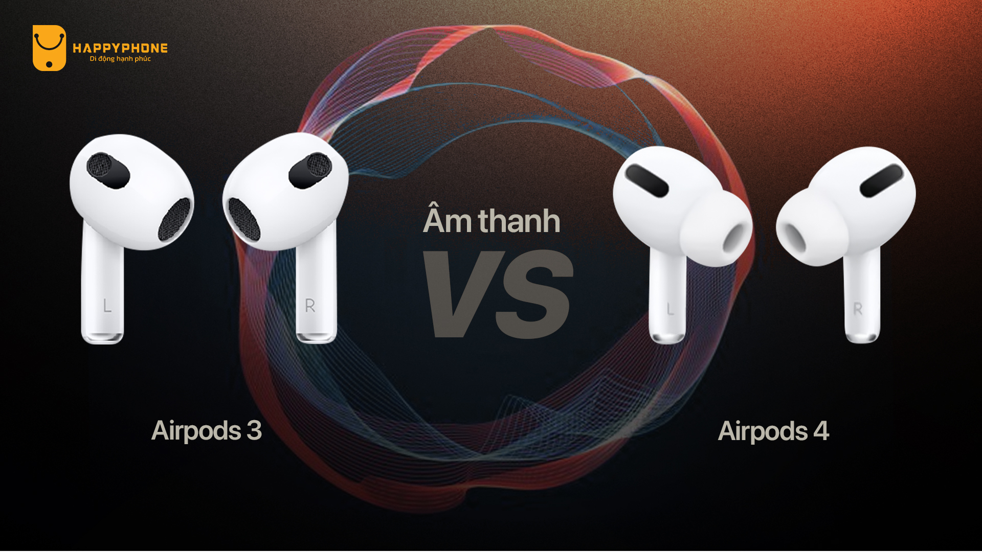 So sánh công nghệ âm thanh Airpods 3 và Airpods 4