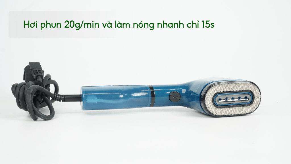 Bàn Ủi Hơi Nước Cầm Tay Tefal DT2020E1 70Ml Xanh Dương Hơi phun 20g_min và làm nóng nhanh chỉ 15s
