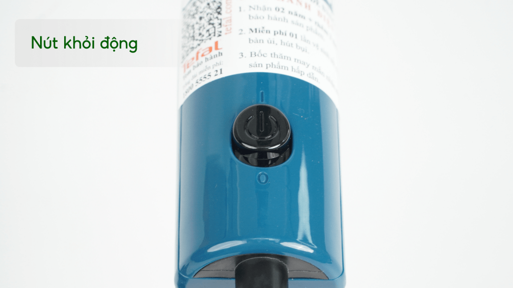 Bàn Ủi Hơi Nước Cầm Tay Tefal DT2020E1 70Ml Xanh Dương Nút khỏi động
